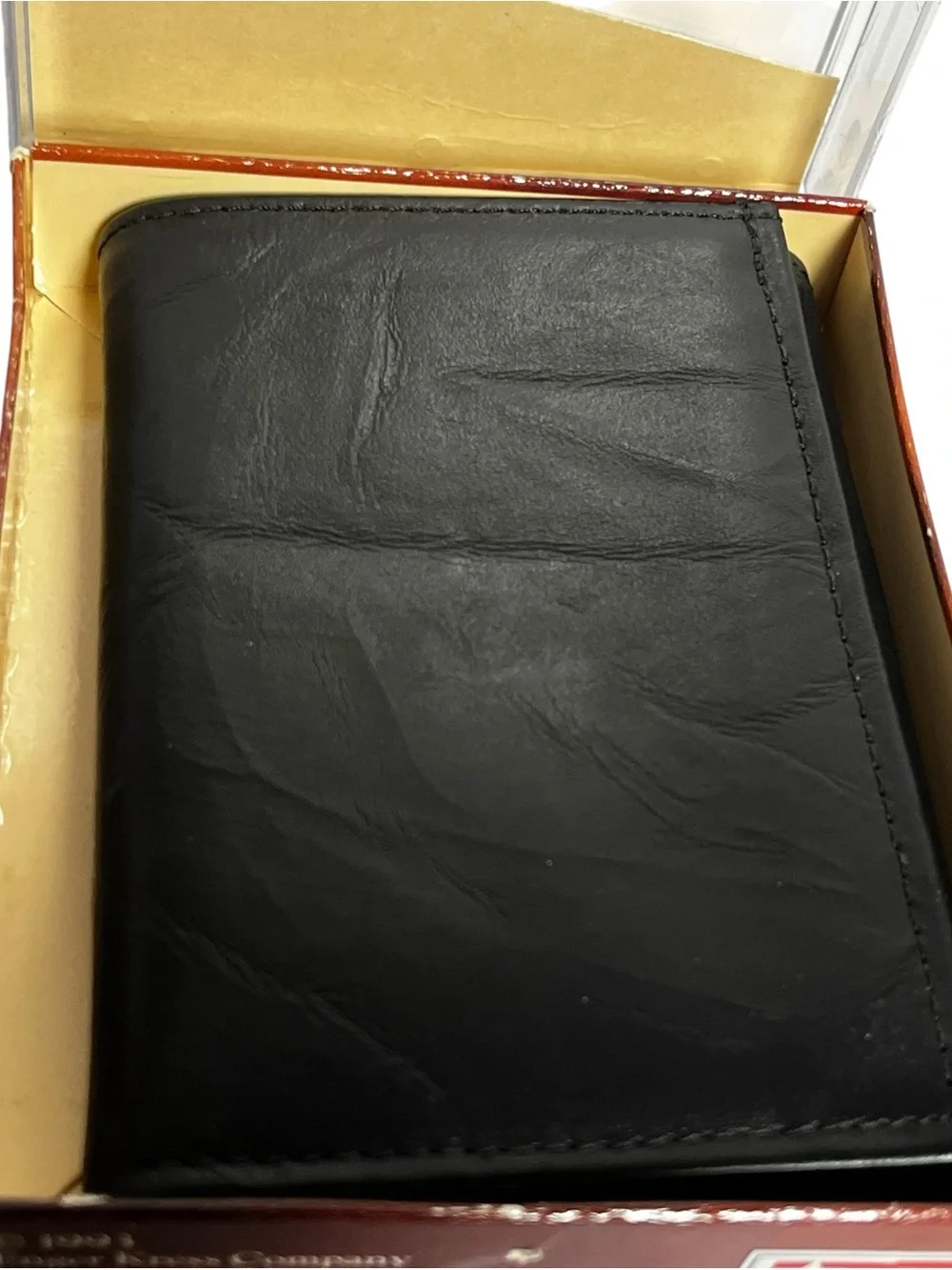Heritage Leathers Black Leather Wallet